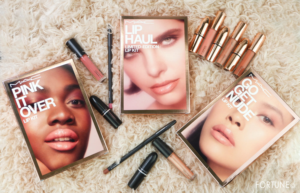 画像：M･A･C 2019夏限定メイクコフレ「ゴー ゲット ヌード リップ キット」「ピンク イット オーバー リップ キット」「リップ ホール リミテッド エディション リップ キット」