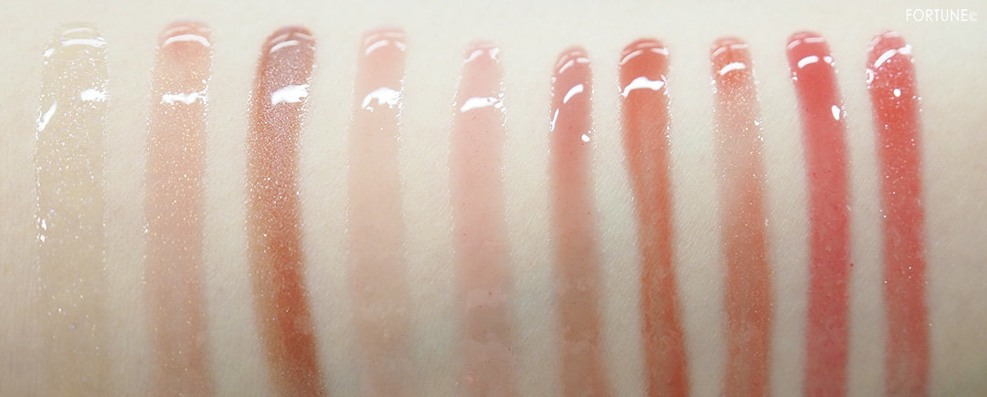 画像：ベアミネラル 「ピンク プリーズ モクシー プランピング リップグロス」スウォッチ