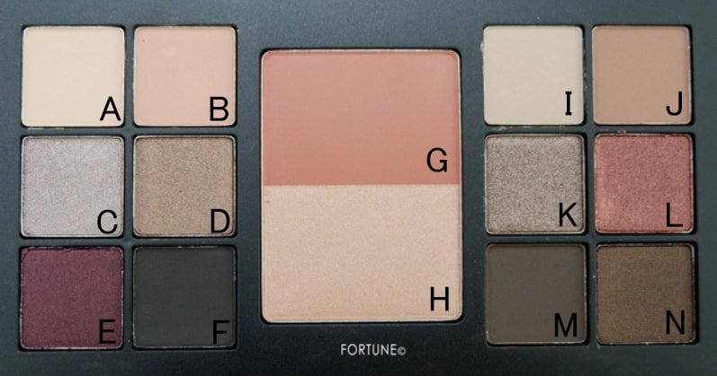 2019夏限定コフレ『M·A·C Up Close and Personal』「 クール パレット アイ アンド フェイス」