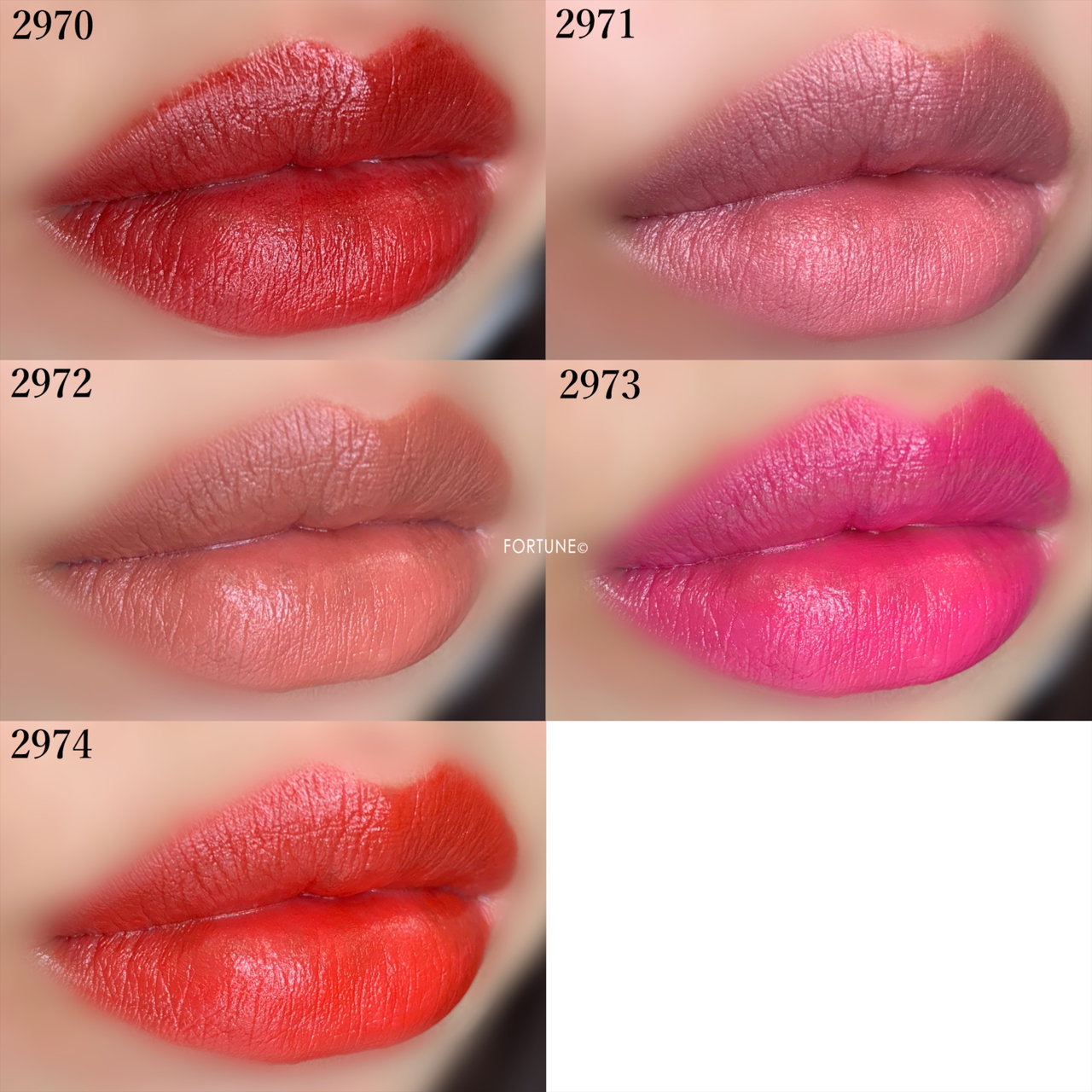 【画像：NARS新作『ICONIC LIPSTICK COLLECTION』リップスティック・マット 使用感】