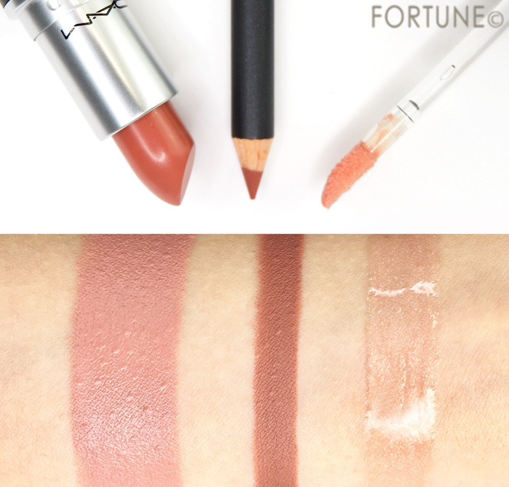 画像：M･A･C 2019夏限定メイクコフレ「ゴー ゲット ヌード リップ キット」スウォッチ