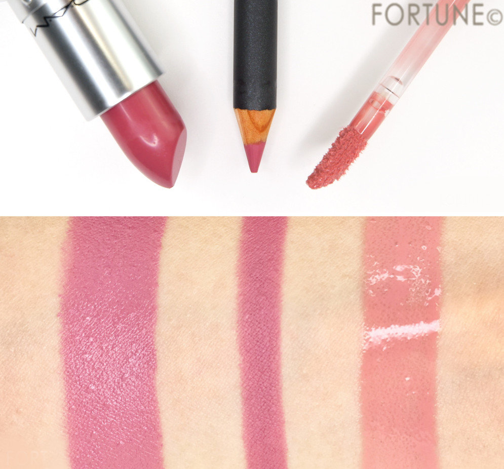 画像：M･A･C 2019夏限定メイクコフレ「ピンク イット オーバー リップ キット」スウォッチ