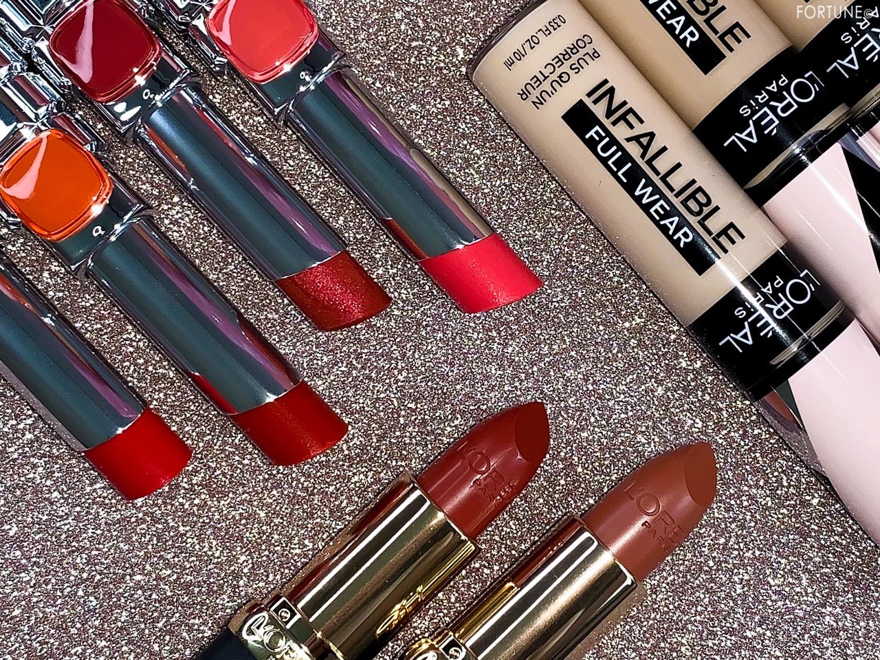 画像：ロレアル パリ 2019秋新作コスメ リップ シャインオン／カラーリッシュ モイストマット N／インファリブル フルウェア コンシーラー