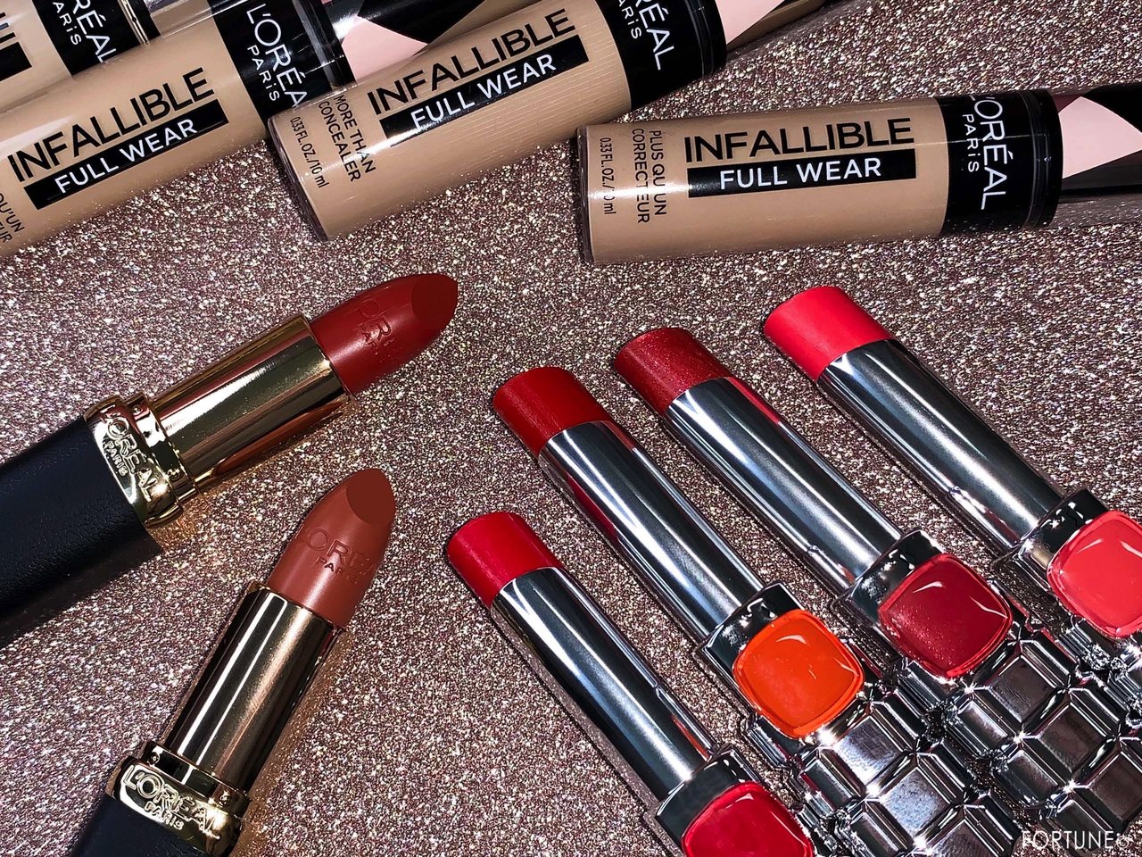 画像：ロレアル パリ 2019秋新作コスメ リップ シャインオン／カラーリッシュ モイストマット N／インファリブル フルウェア コンシーラー