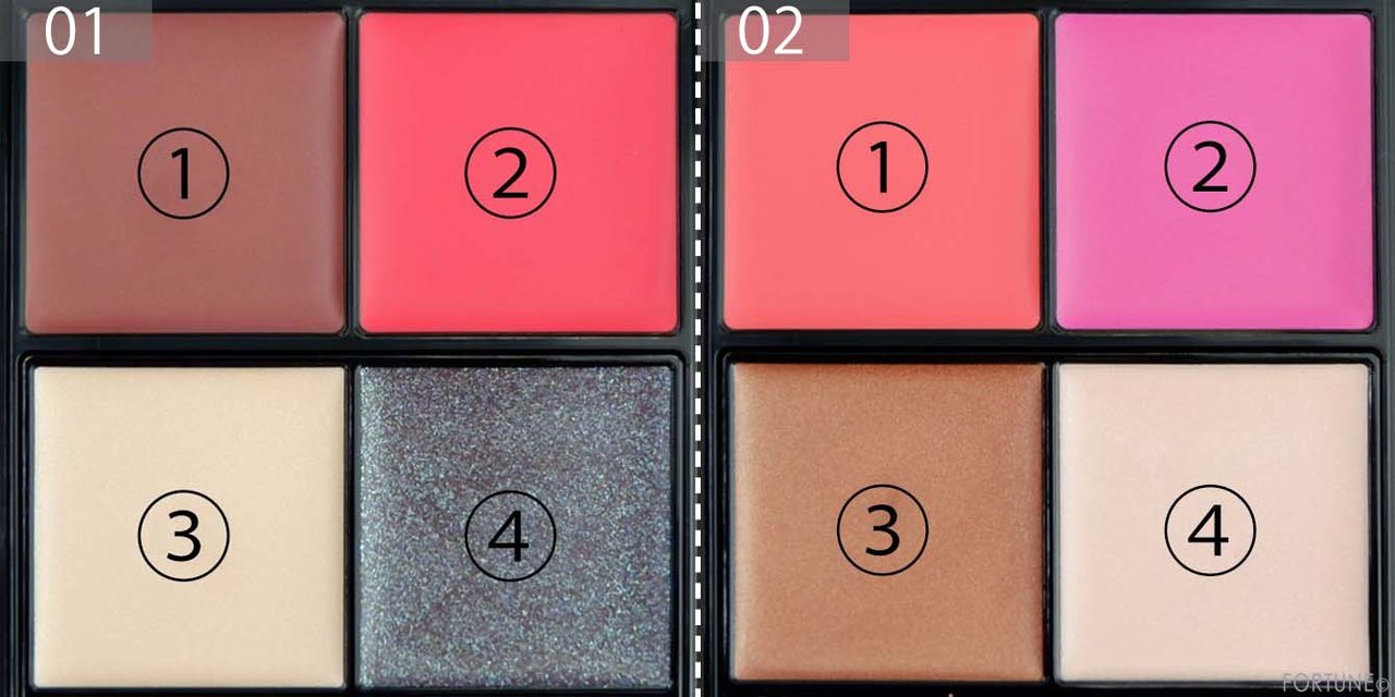 コフレドール『Twinkle Night Collection』　「マルチデザイニングパレット」全2種