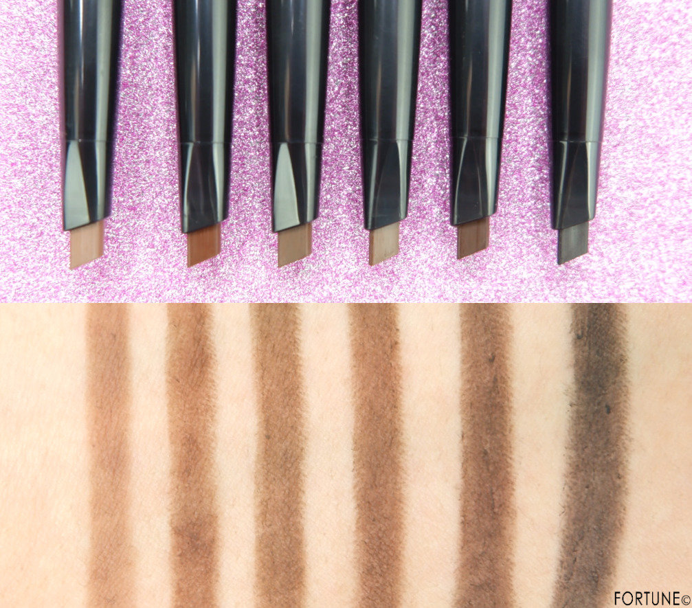 画像：NYX Professional Makeup（ニックス プロフェッショナル メイクアップ）　フィル&フラッフ アイブロウ ポマード ペンシル　スウォッチ　2019夏新作