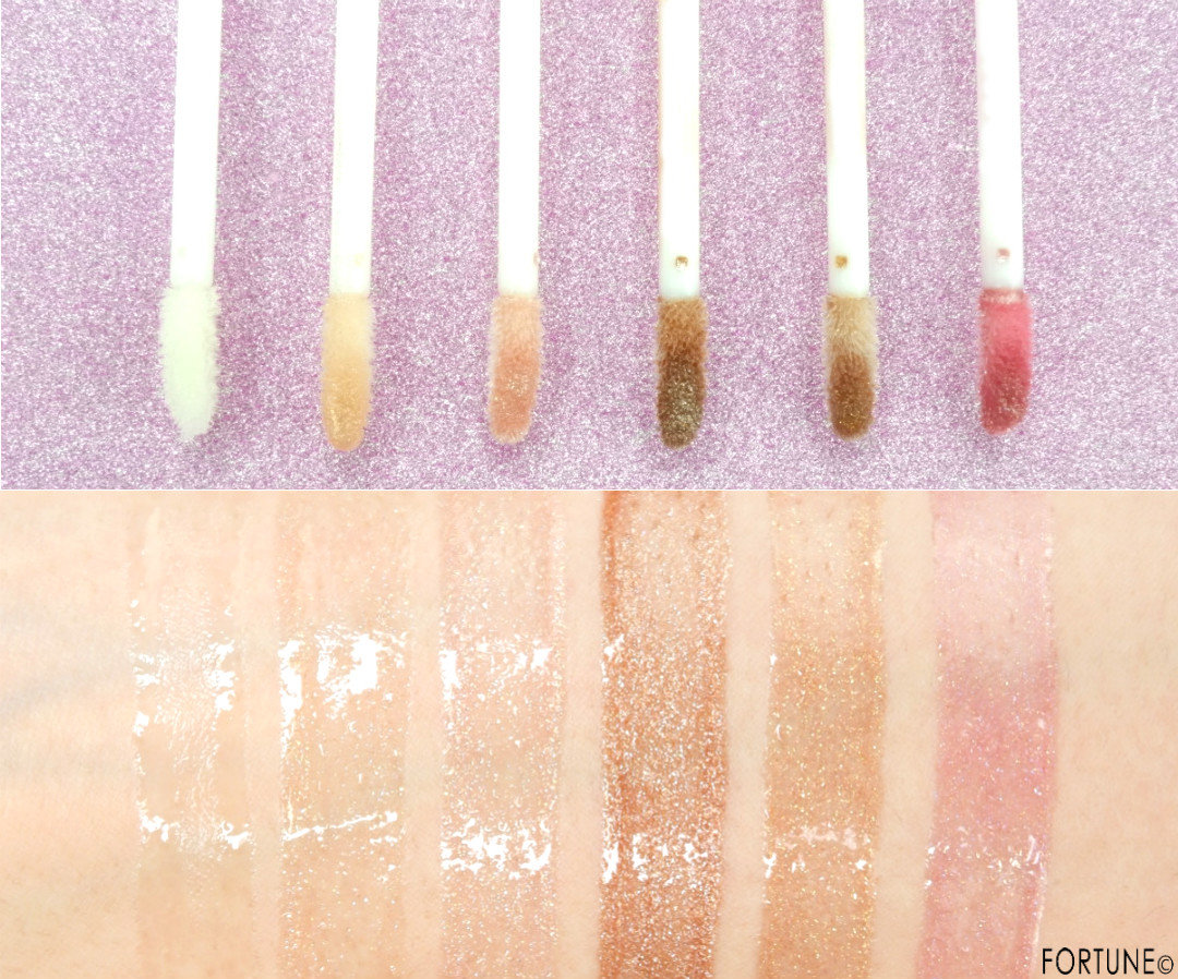 画像：NYX Professional Makeup（ニックス プロフェッショナル メイクアップ）　フィラーインスティンクト プランピング リップ ポリッシュ　スウォッチ　2019夏新作