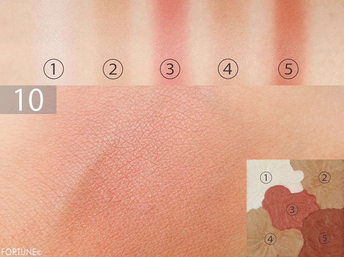 キャンメイク（CANMAKE）　「グロウフルールチークス」No.10 テラコッタフルール