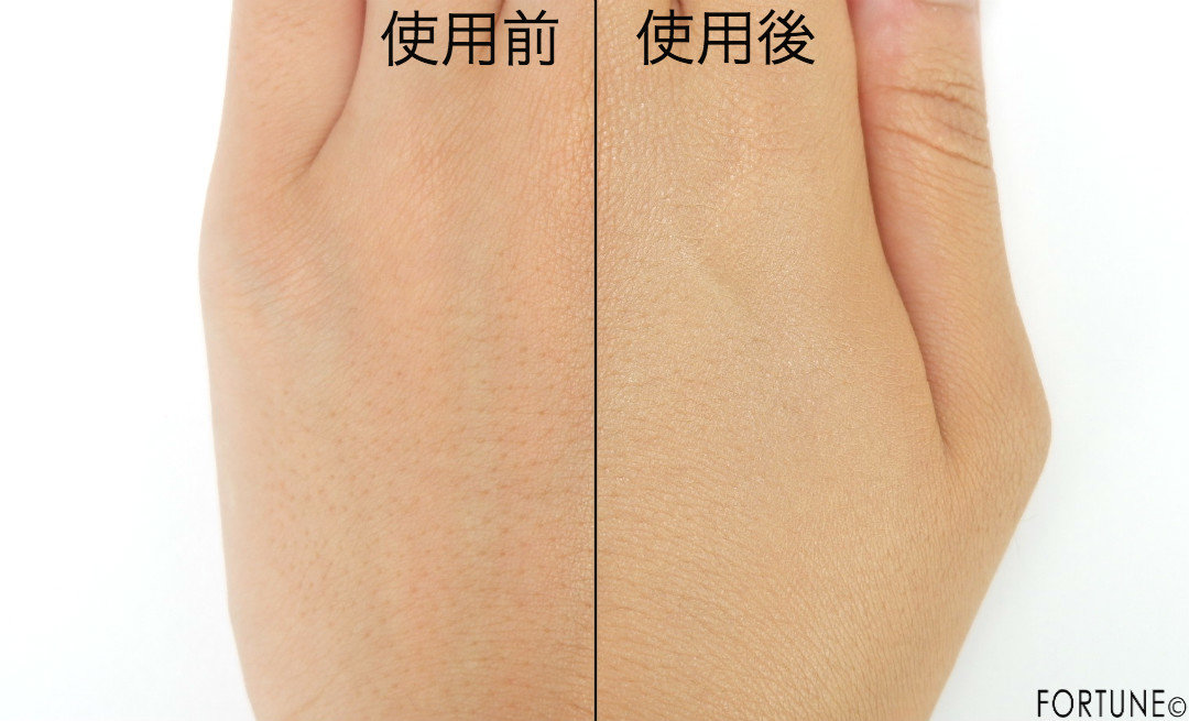 画像：クラランス8/2発売新色「エヴァーラスティング クッションファンデーション SPF50/PA++++」使用感