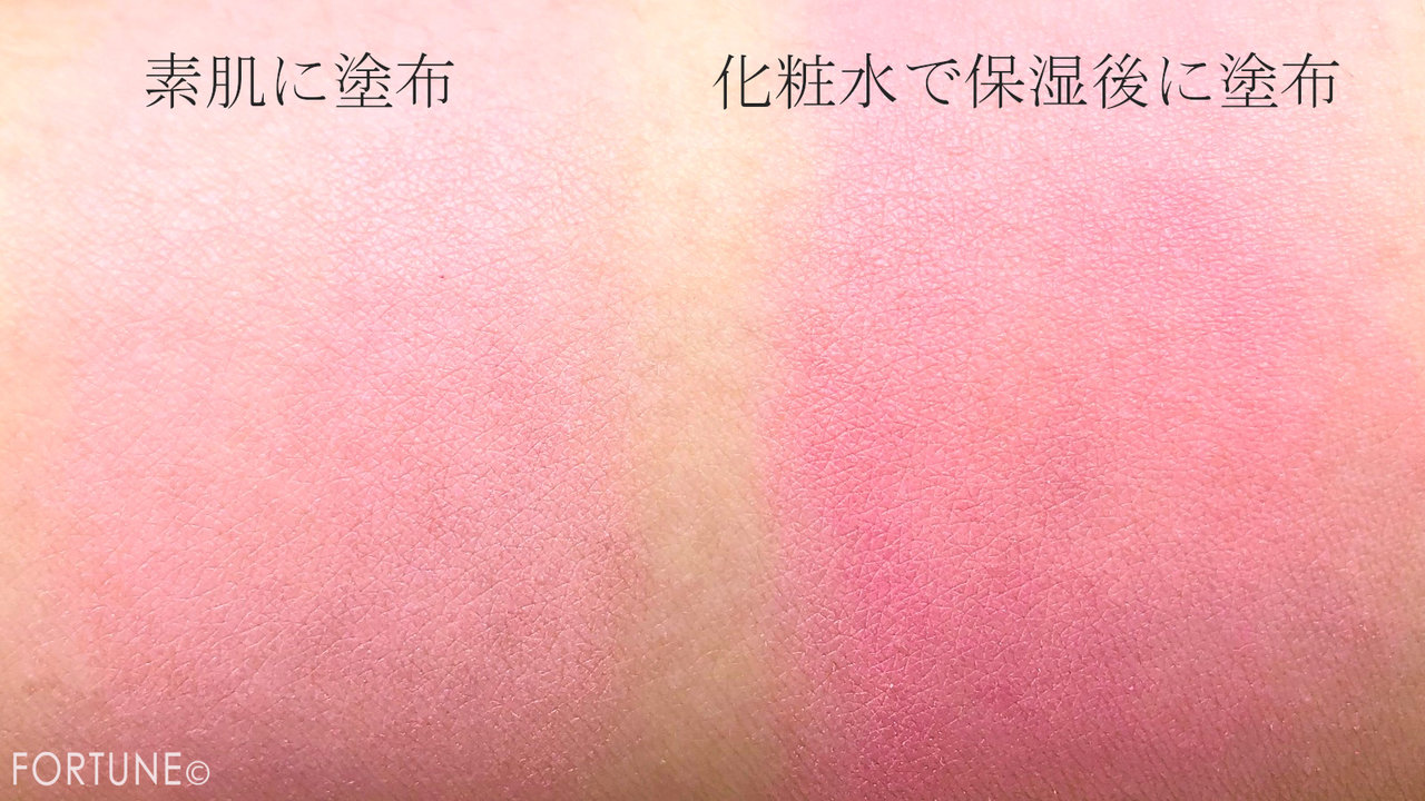 画像：クラランス8/2発売「ジョリ ブラッシュ」水分量比較