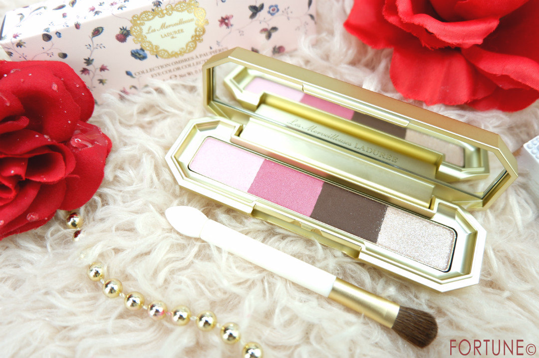 画像：レ・メルヴェイユーズ ラデュレ　一輪挿しリップ　貴婦人ルージュ　アイカラー コレクション　02 Majestueuse マジェスティーズ　2019秋新作