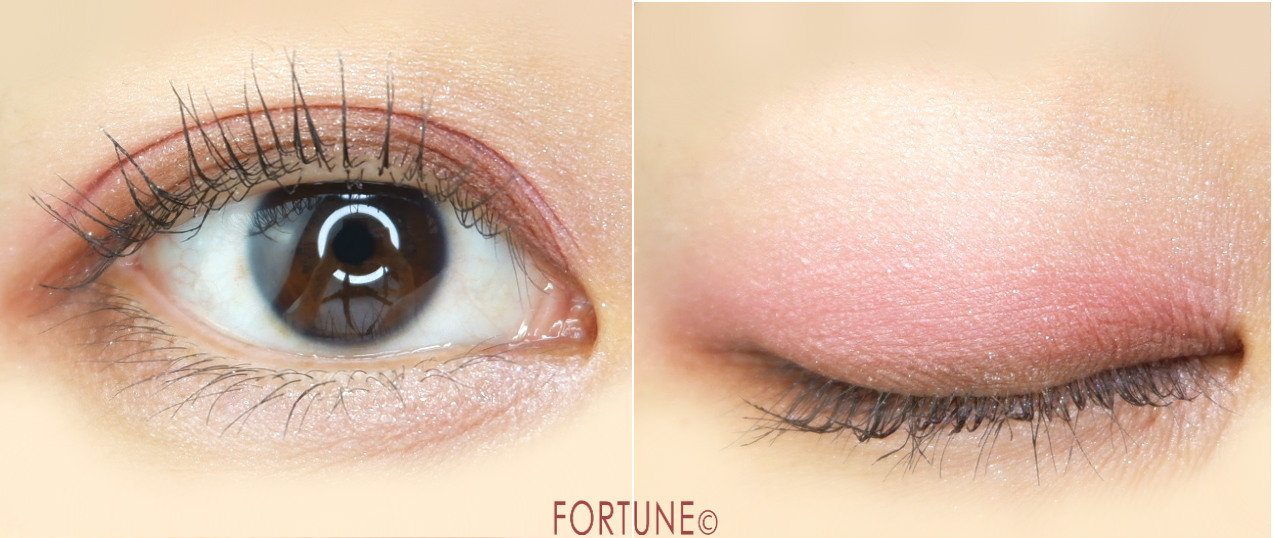 画像：レ・メルヴェイユーズ ラデュレ　一輪挿しリップ　貴婦人ルージュ　アイカラー コレクション　02 Majestueuse マジェスティーズ　使用感　2019秋新作