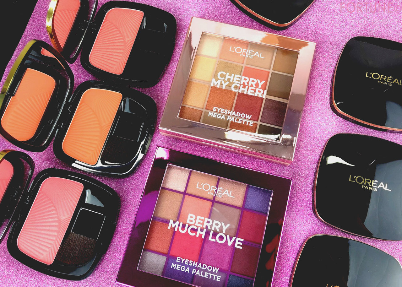 画像：ロレアル パリ2019秋新作「アイシャドウ メガパレット」「ル バー ア ブラッシュ」