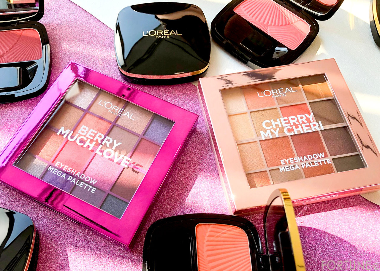 画像：ロレアル パリ2019秋新作「アイシャドウ メガパレット」「ル バー ア ブラッシュ」