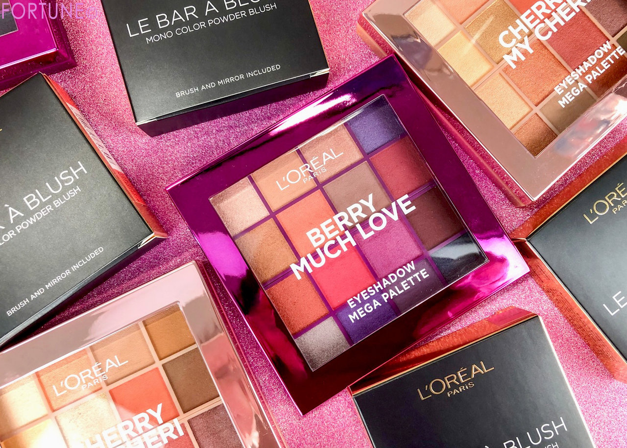 画像：ロレアル パリ2019秋新作「アイシャドウ メガパレット」「ル バー ア ブラッシュ」