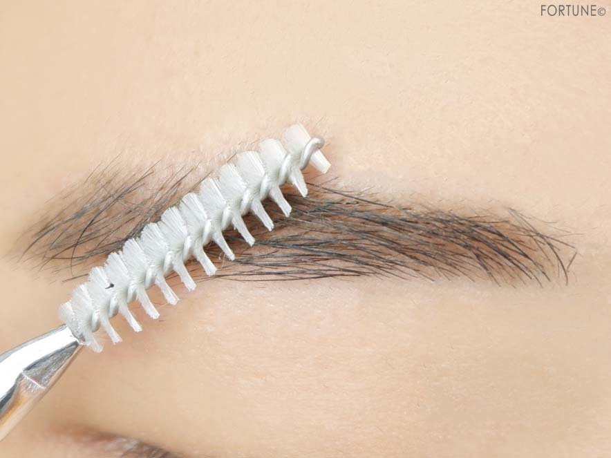 画像：アレスクラ「ザ ラッシュブラシ」　アイブロウ使用感