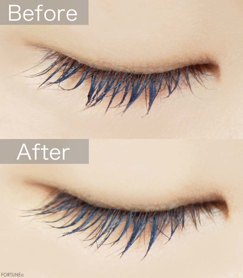 画像：アレスクラ「ザ ラッシュブラシ」　まつげ使用感