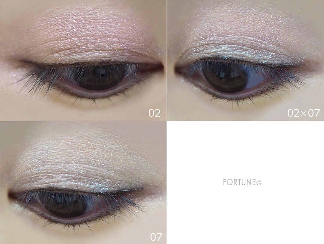 画像：《ポール ＆ ジョー ボーテ》2019秋新作「ポール & ジョー スパークリング アイカラー」使用感