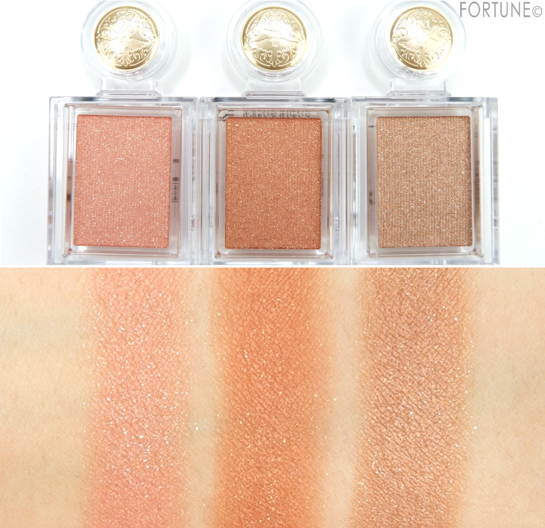 画像：マジョリカ マジョルカ シャドーカスタマイズ 新色 「BE330 マサラチャイ」「BR331 シナモン」「BR332 胡桃」　スウォッチ