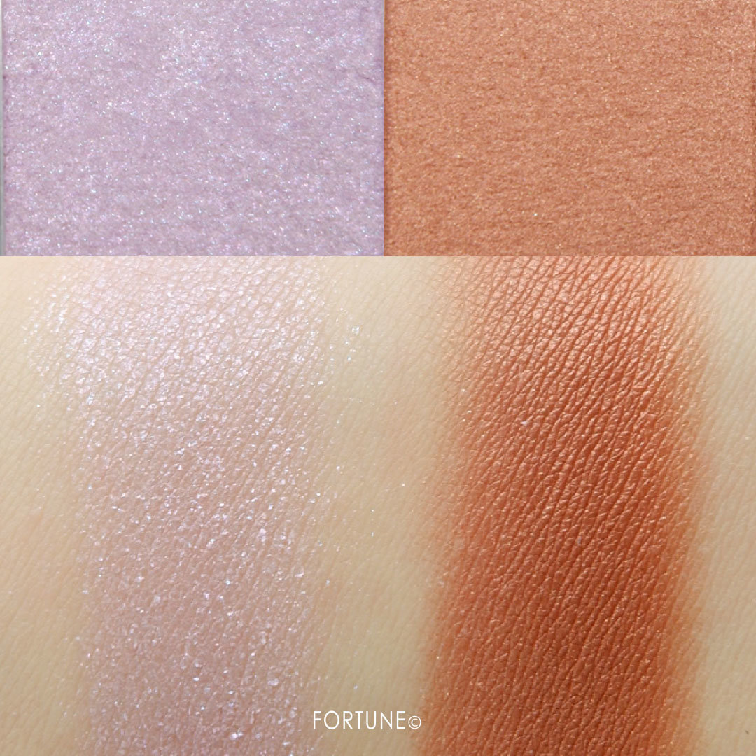 セザンヌ/シングルカラーアイシャドウ　05（ピュアラベンダー）06（オレンジブラウン）