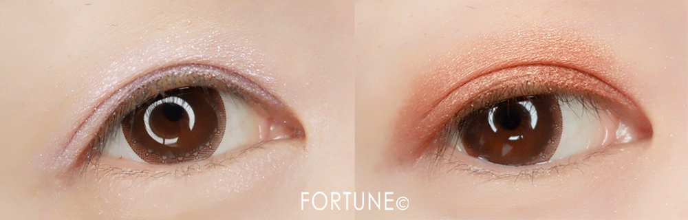 セザンヌ/シングルカラーアイシャドウ　05（ピュアラベンダー）06（オレンジブラウン）