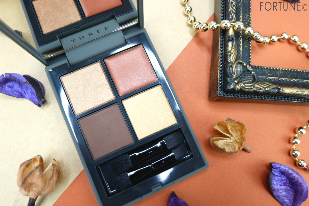 THREE(スリー)秋冬コレクション「ディメンショナルビジョンアイパレット」03 AMBER GAZING