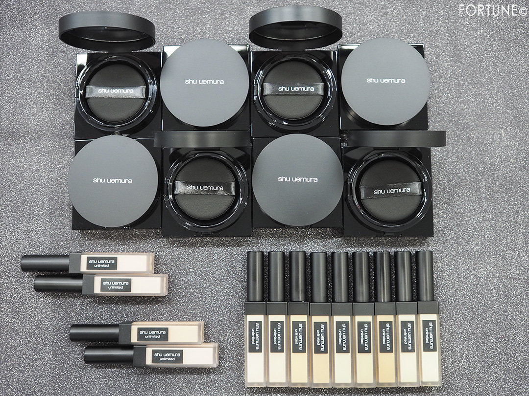 画像：シュウ ウエムラ 2019新作「アンリミテッド コンシーラー」「アンリミテッド ラスティング クッション」