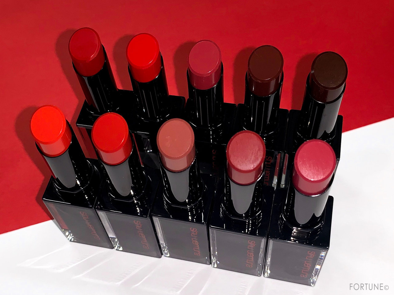 画像：2019秋新作コスメ shu uemura（シュウ ウエムラ）ルージュ アンリミテッド アンプリファイド