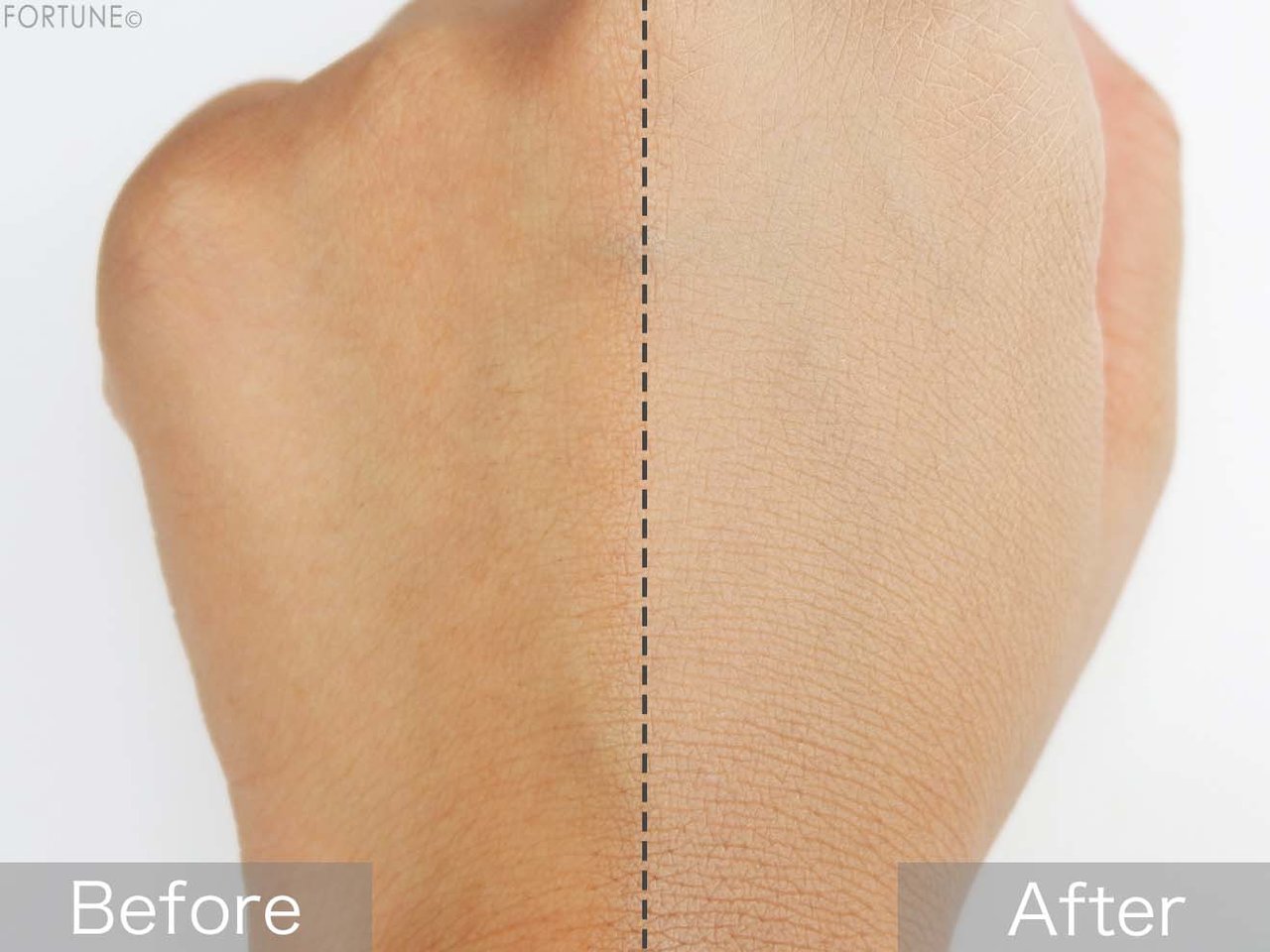 画像：GUERLAIN（ゲラン）「パリュール ゴールド フルイド」使用感