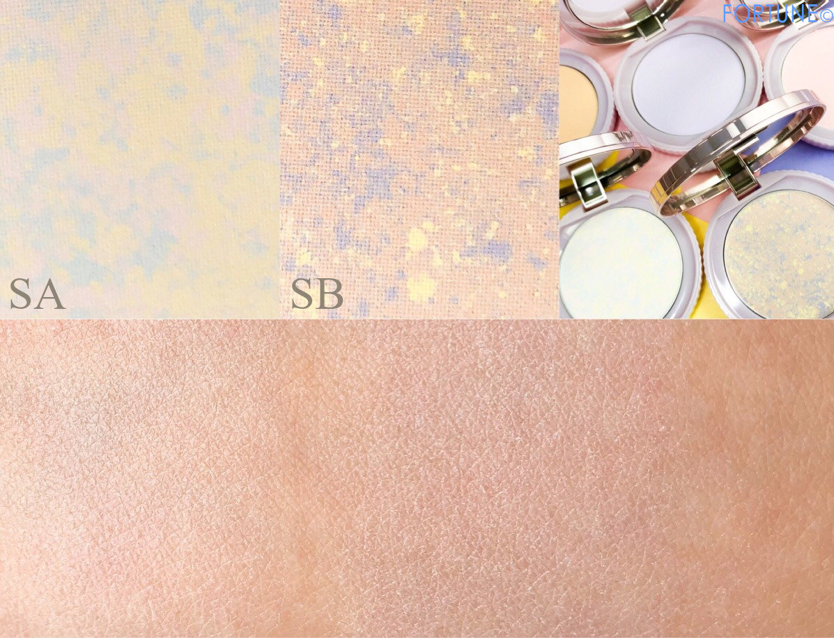 【キャンメイク(CANMAKE)2019秋新作「マットフルール チークス」スウォッチ】