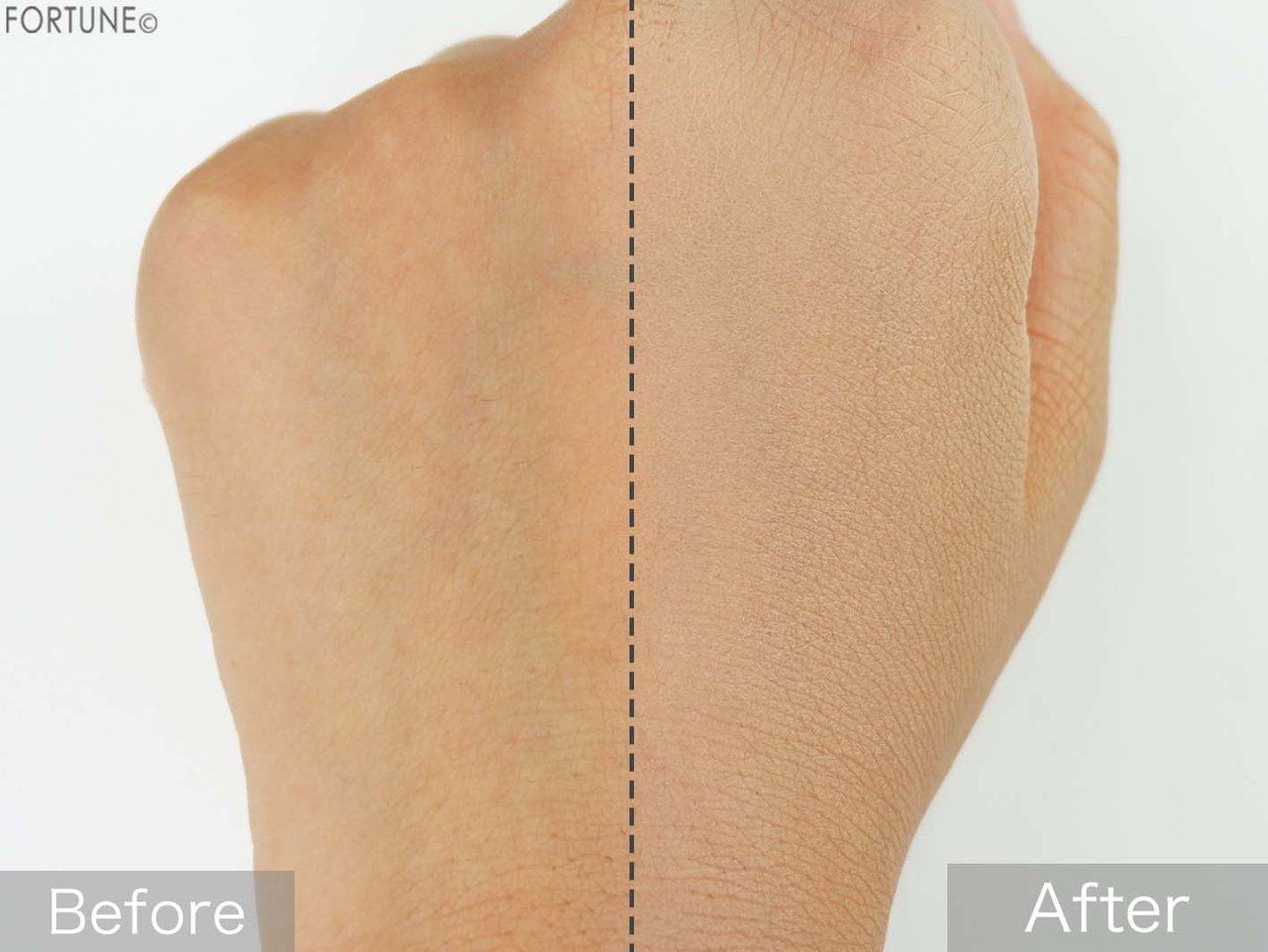 画像：SHISEIDO 新ベースメイク「シンクロスキン セルフリフレッシング ファンデーション」使用感