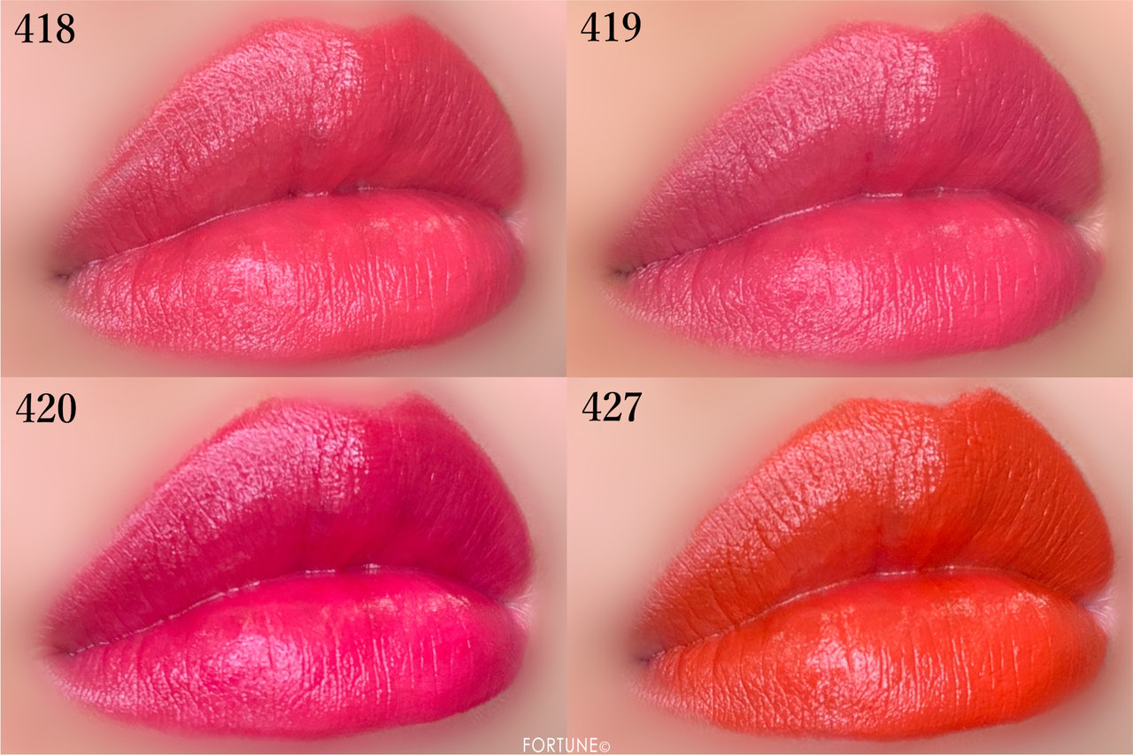 画像：M·A·C/ラブ ミー リップスティック　レッド使用感