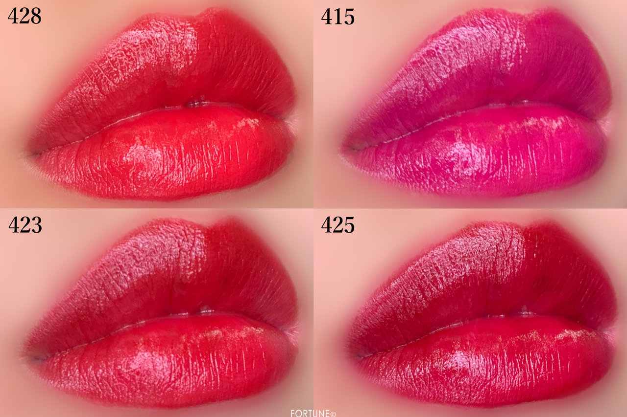 画像：M·A·C/ラブ ミー リップスティック　レッド使用感