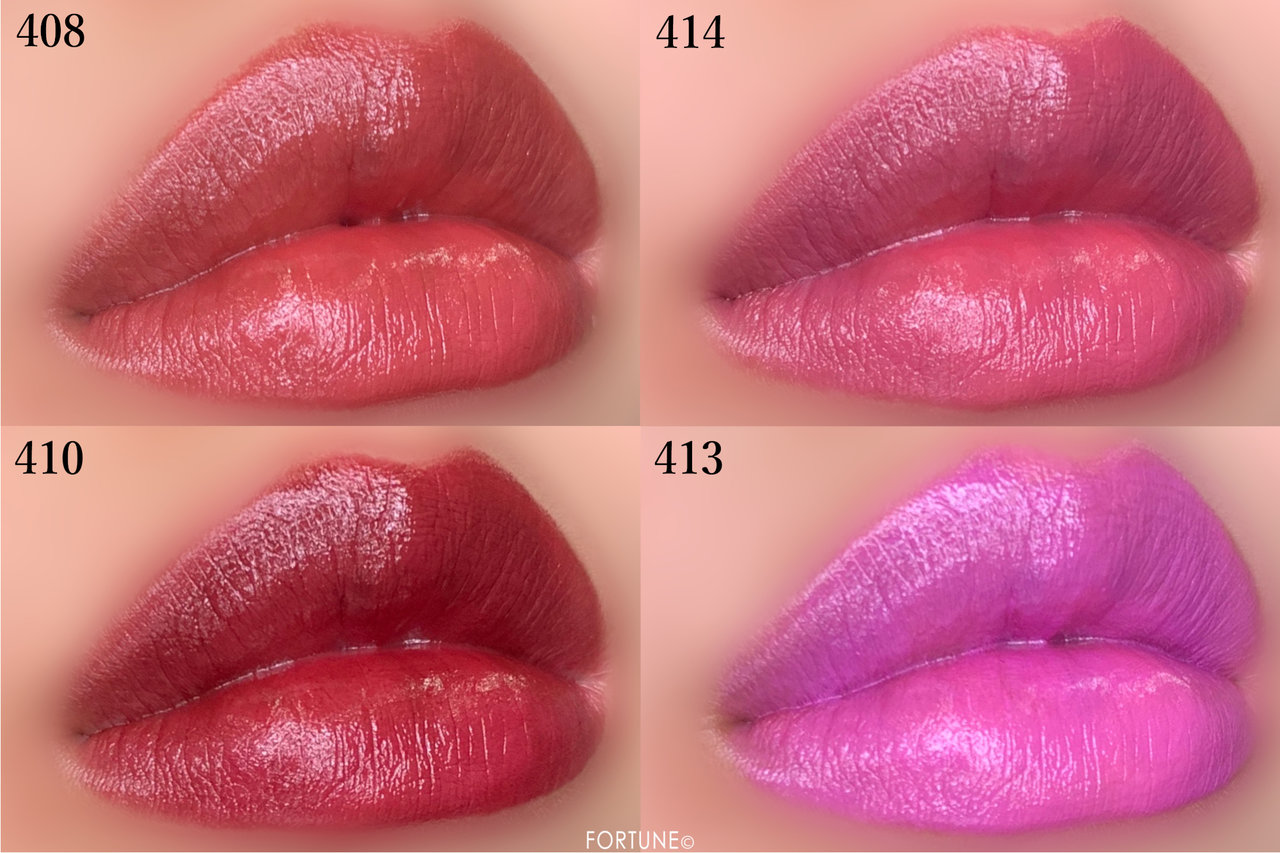 画像：M·A·C/ラブ ミー リップスティック　パープル使用感