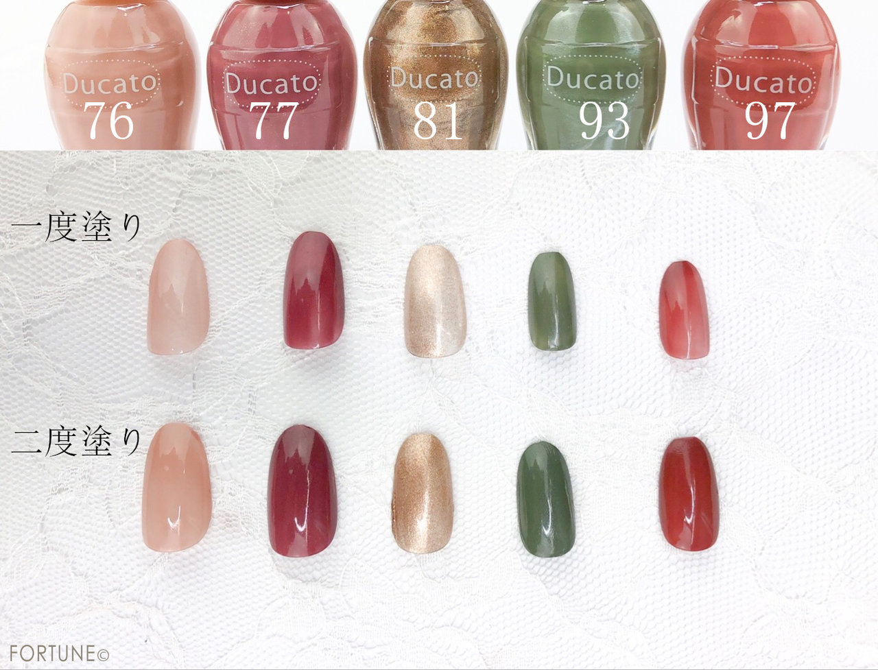 画像：デュカート(Ducato) ナチュラルネイルカラー N 2019秋レトロウォーム