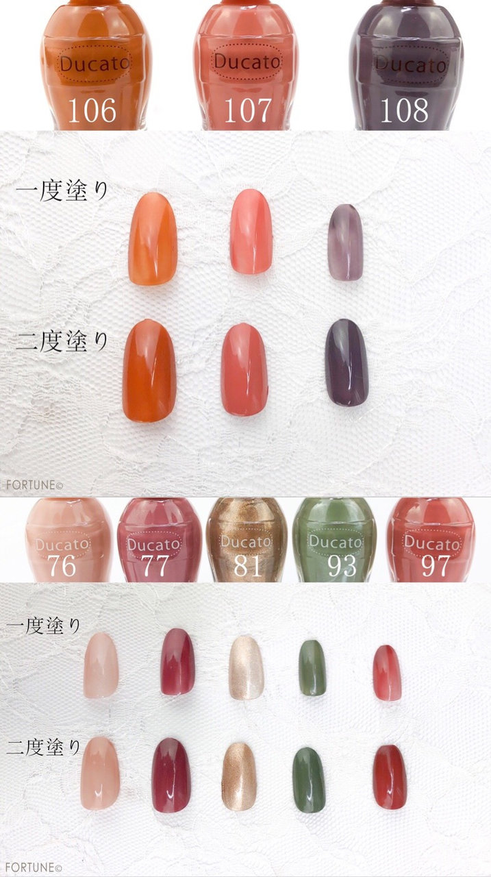 コスメカレンダー：デュカート「ナチュラルネイルカラー N」