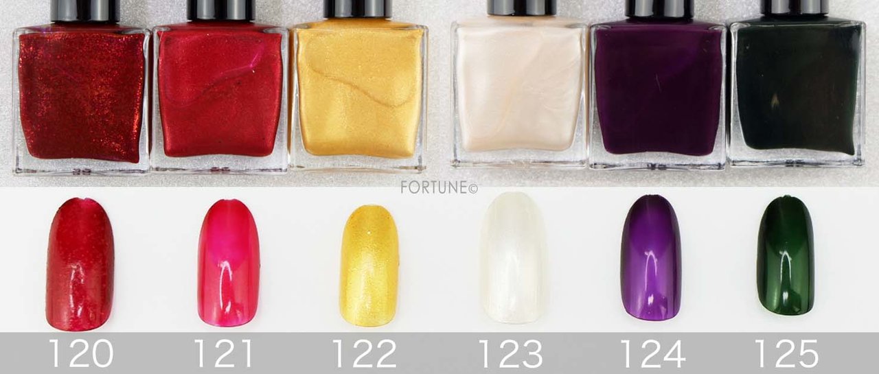 画像：ADDICTION（アディクション）ホリデーコレクション「Party Touch」　「ザ ネイルポリッシュ “パーティタッチ”」全6色　使用感