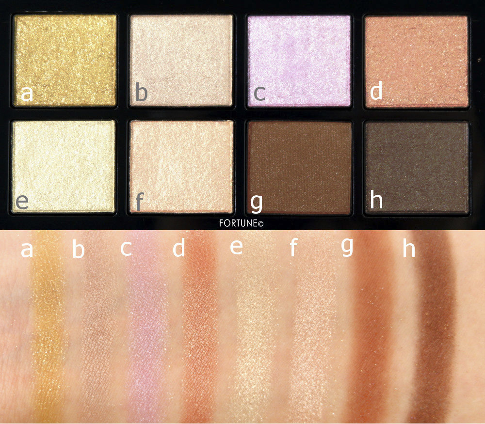 画像： ADDICTION「コンパクトアディクション ”パーティタッチ”」001 Champagne Gold スウォッチ