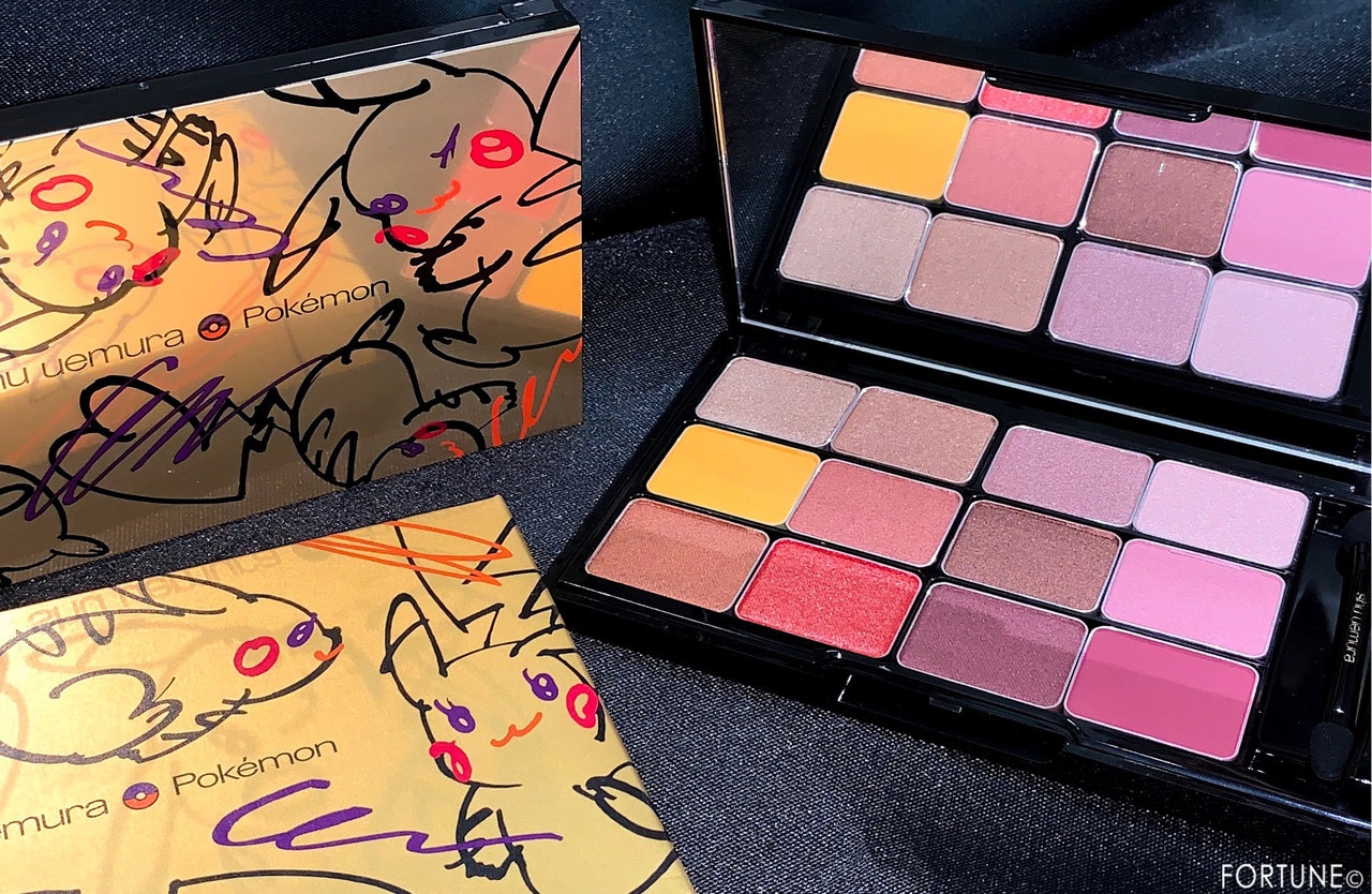 画像：《シュウ ウエムラ×ポケモン》2019クリスマス ホリデーコレクション「ピカシュウ アイ パレット サンダー ショック」