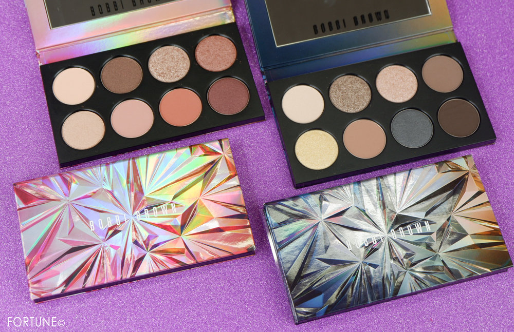 画像：ボビイ ブラウン2019クリスマスコフレ「ラブ イン ザ アフタヌーン アイシャドウ パレット」「スモーク ＆ メタルズ アイシャドウ パレット」