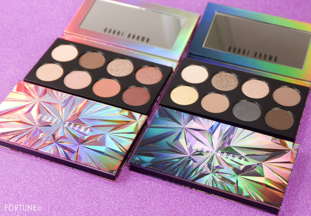 画像：ボビイ ブラウン2019クリスマスコフレ「ラブ イン ザ アフタヌーン アイシャドウ パレット」「スモーク ＆ メタルズ アイシャドウ パレット」