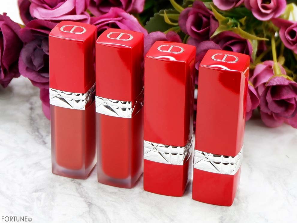 画像：Dior（ディオール）「ルージュ ディオール ウルトラ バーム」「ルージュ ディオール ウルトラ リキッド」