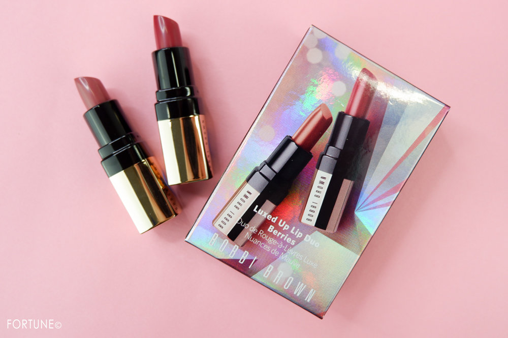 画像：ボビイ ブラウン 2019クリスマスコフレ ホリデーコレクション「リュクス アップ リップ デュオ レッド／ベリー」