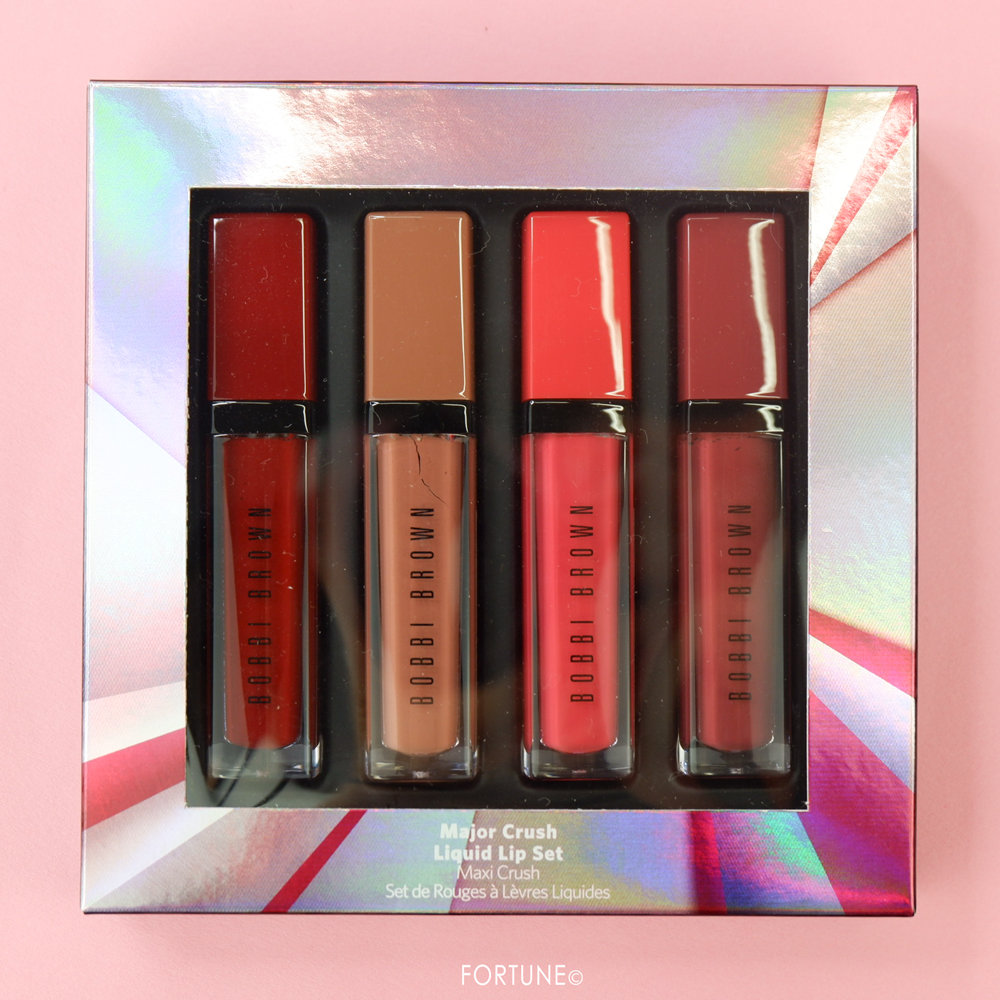 画像：ボビイ ブラウン 2019クリスマスコフレ ホリデーコレクション「メジャー クラッシュ リキッド リップ セット」