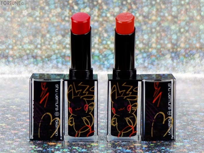 画像：shu uemura「シュウ ウエムラ×ポケモン コレクション』ルージュ アンリミテッド アンプリファイド 限定2色