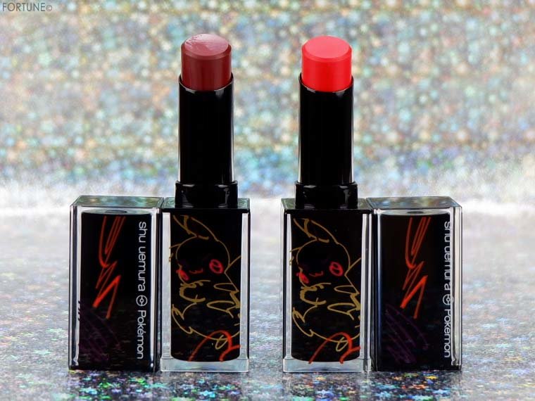 画像：shu uemura「シュウ ウエムラ×ポケモン コレクション』ルージュ アンリミテッド アンプリファイド マット 限定2色