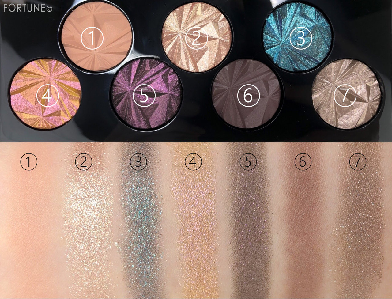 画像：ボビイ ブラウン2019ホリディ(クリスマスコフレ)「リュクス ジェムズ アイシャドウ パレット」