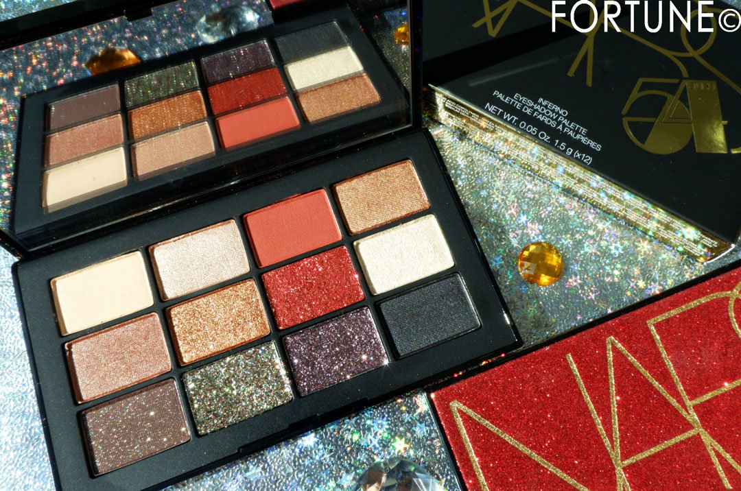 画像：NARS（ナーズ） インフェルノ アイシャドーパレット　2019クリスマスコフレ　ホリデーコレクション