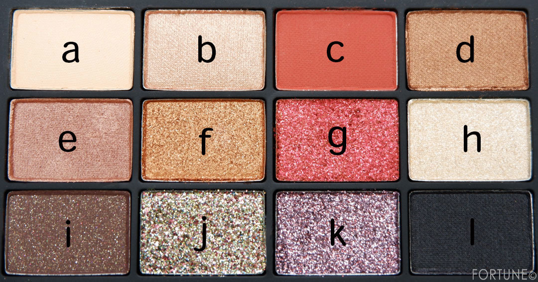 画像：NARS（ナーズ） インフェルノ アイシャドーパレット　2019クリスマスコフレ　ホリデーコレクション