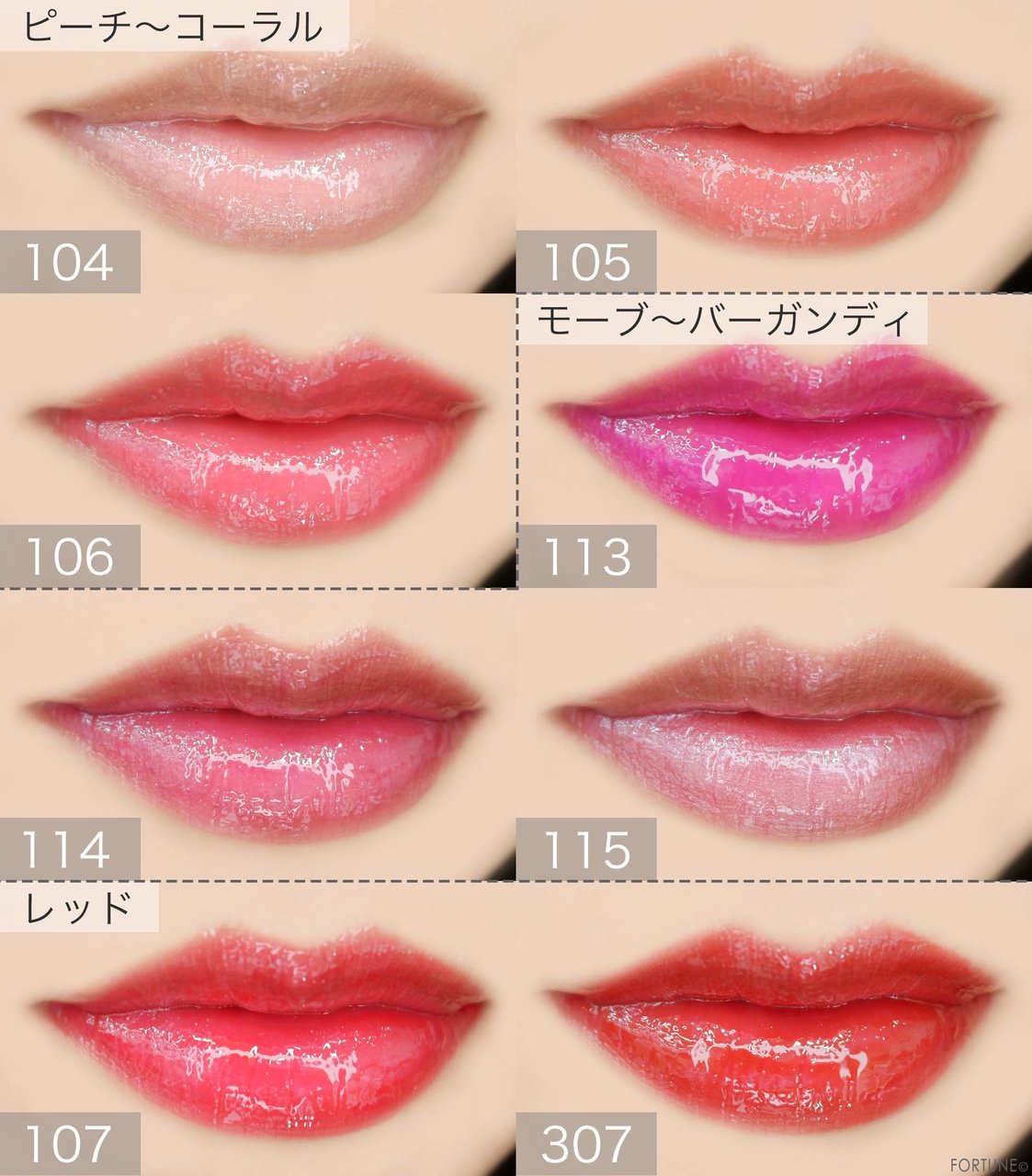 画像：エスティ ローダー 2019新作「ピュア カラー エンヴィ キッサブル リップ シャイン」　使用感